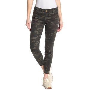 Kut from the Kloth Camo Print Ankle Skinny Jeans